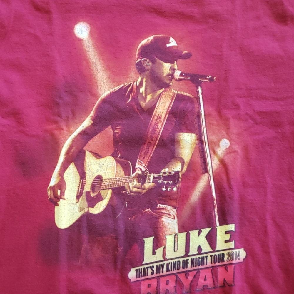 Luke Bryan 2014 Tour tshirt. M